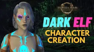 ESO Character Creation | Cute Dark Elf/Dunmer [Female Face and Body Sliders]