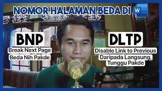BUAT NOMOR HALAMAN BERBEDA DALAM 1 FILE MS. WORD⌨️📃 | INGET PAKDE AJA!!