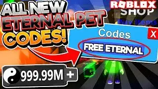 ALL NEW *FREE ETERNAL* PET CODES in NINJA LEGENDS! (Roblox)