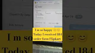 I received 184 order form Flipkart #online #flipkart #youtubeshorts #flipkartseller #meesho