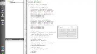 QT horizontal & vertical layout
