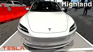 Tesla Model 3 Highland quick review.  Checking it out for the very first time!