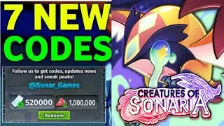 UPDATE⚡CREATURES OF SONARIA CODES AUGUST 2024 | ROBLOX CREATURES OF SONARIA CODES 2024