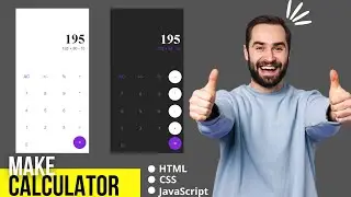 How to make a simple calculator on HTML CSS and JavaScript  || Web Creator