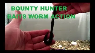 Bounty Hunter Baits worm tank test