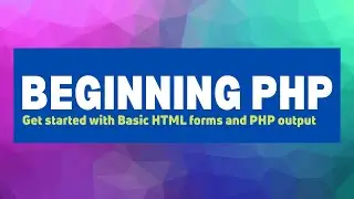Beginning PHP - Simple HTML register and login form with PHP output