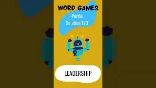 Word game puzzle solution 123