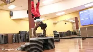 Handstand Obstacle fun and Calisthenics Bodyweight Training with Alseny + Arash