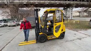 Обзор бюджетной кабины для погрузчика Komatsu
