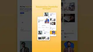 Responsive Personal Portfolio Website #webdevelopment #javascript #reactjs #shorts #xdcode #reels