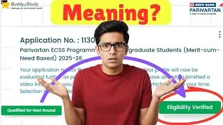Eligibility Verified Meaning 🤔 | Selected Hai Ya Nahi? Buddy4Study Scholarship Update