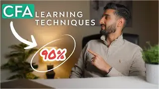 How to study for the CFA (90th percentile techniques)