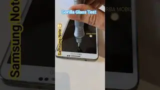 Gorilla Glass Testing by ZORBA MOBILE.