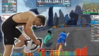 Digging DEEP .. My First Zwift Race in 4 months