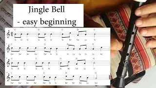 Jingle Bell - easy lesson 02#sopranorecorder #easy #learning #music #songs