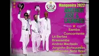Mangueira 2022: parceria de Le Bertea, Brassamba, Andrez Machado e Jorginho Bonsucesso.