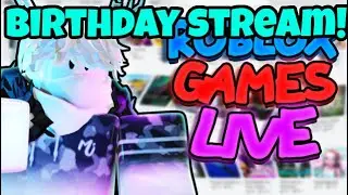 BIRTHDAY STREAM! PLAYING PLS DONATE AND OTHER ROBLOX GAMES LIVE!