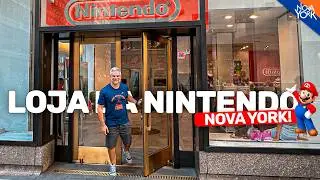 A incrível LOJA DA NINTENDO em Nova York - única fora do Japão