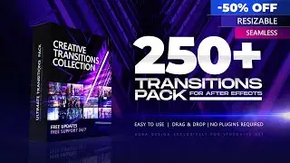 Seamless Resizable Creative Transitions Pack [ for Impressive Slideshow and  Event Promo ]
