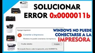 FIX ERROR 0X000011b Windows cannot connect to the printer 2022