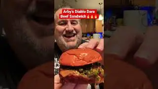 Arby’s Diablo Dare Beef Sandwich! How Hot Is It?🔥 #shorts #arbys #foodreview @Arby's