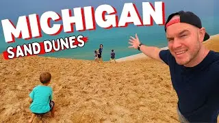 Sleeping Bear Sand Dunes Michigan | Family Travel Vlog USA | Things to do at Sleeping Bear Dunes