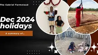 How was the Dec 2024 holidays at the farmstead?