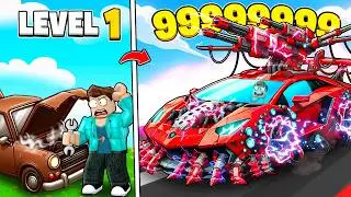 UPGRADING $1 CAR INTO $1MILLION CAR IN ROBLOX