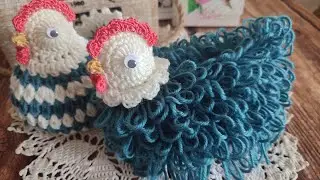 КУРОЧКА КРЮЧКОМ. ПАСХАЛЬНЫЙ СУВЕНИР /CHICKEN CROCHETED. EASTER SOUVENIR