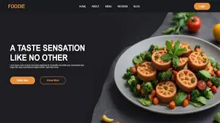 Food Ordering Website Using HTML & CSS | Step by Step Tutorial | Fast Code