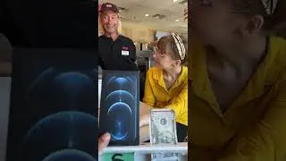 Waiter gets a special gift for being selfless!