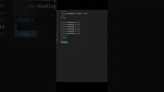 heading in html. #coding #html #webpagedesign
