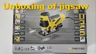 Trotec jigsaw unboxing #jigsaw #trotec #unboxingvideo #unboxing