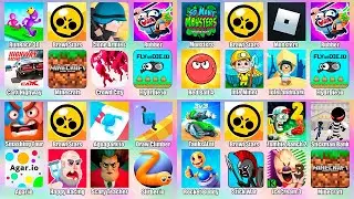 Minecraft,Scary Teacher 3D,Stick War Legacy,Brawl Stars,Red Ball 4,FlyOrDie io,Ice Cream 3,Roblox