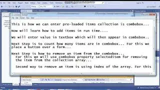 Combobox Part#2 Removing & Sorting