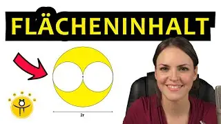 FLÄCHENINHALT einer KREIS FIGUR berechnen – Formel aufstellen Kreisfigur