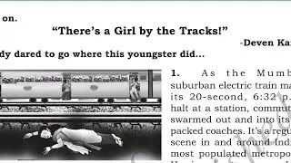 There is a girl by the track summary in hindi SSLC Class 10