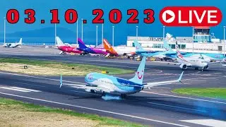 LIVE From Madeira Island Airport 03.10.2023