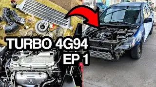 Haciendo TURBO desde CERO este LANCER | Serie 4G94 Turbo EP 1
