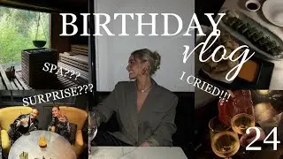 MY 24th BIRTHDAY🤍🎂 | Surprise?? Spa?? I cried??
