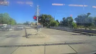 Sacramento Light Rail Ride - 16th Street Station To Cosumnes River College Blue Line - Outbound