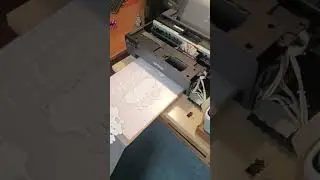 Epson l18050 DTF+ с шейкером. Комбайн для печати на футболках.