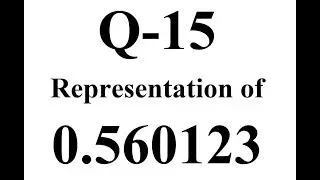 Q-15 representation of 0.560123