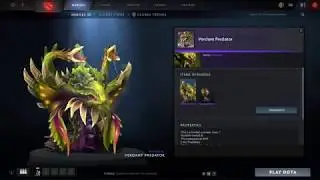 Dota 2: Venomancer - Verdant Predator Cache Set Preview