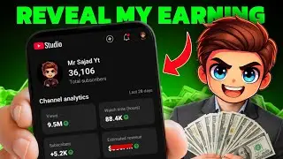 I Reveal My Lifetime YouTube Earning! 💸🤫| How Much YouTube Pays for 1000 Views?