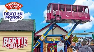 Bertie Bus in Thomas Land at Drayton Manor (Aug 2022) [4K]