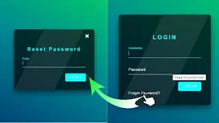 Modern Login Page HTML CSS  -  Transparent Login Page HTML CSS