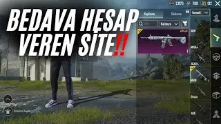 PUBG MOBİLE BEDAVA HESAP VEREN SİTEYİ DENEDİM 