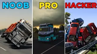 ETS2 Noob VS Pro VS Hacker