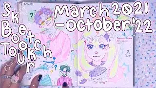 ✧༺♥ 5th sketchbook tour | mar'21 - oct'22 ♥༻✧